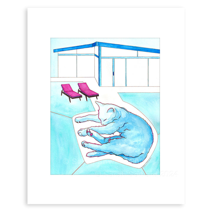 Anastasia, Modern House Cats Painting