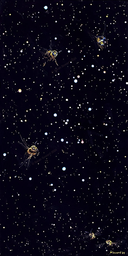 Bee Hive Cluster, Original Painting