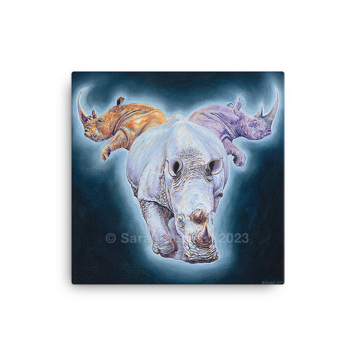 Luna, Rhino Open Edition Print