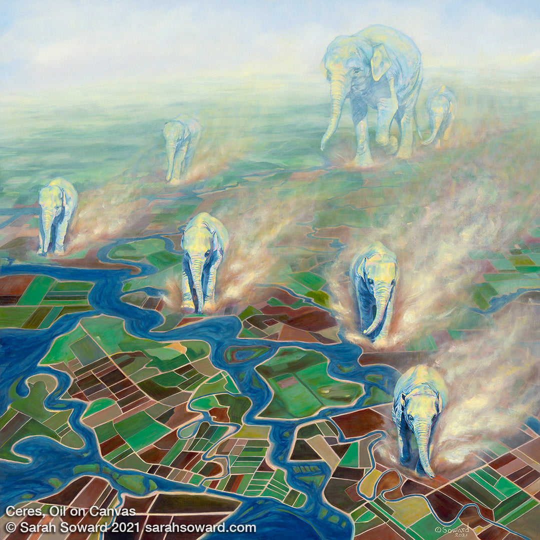 Ceres, Original oil painting