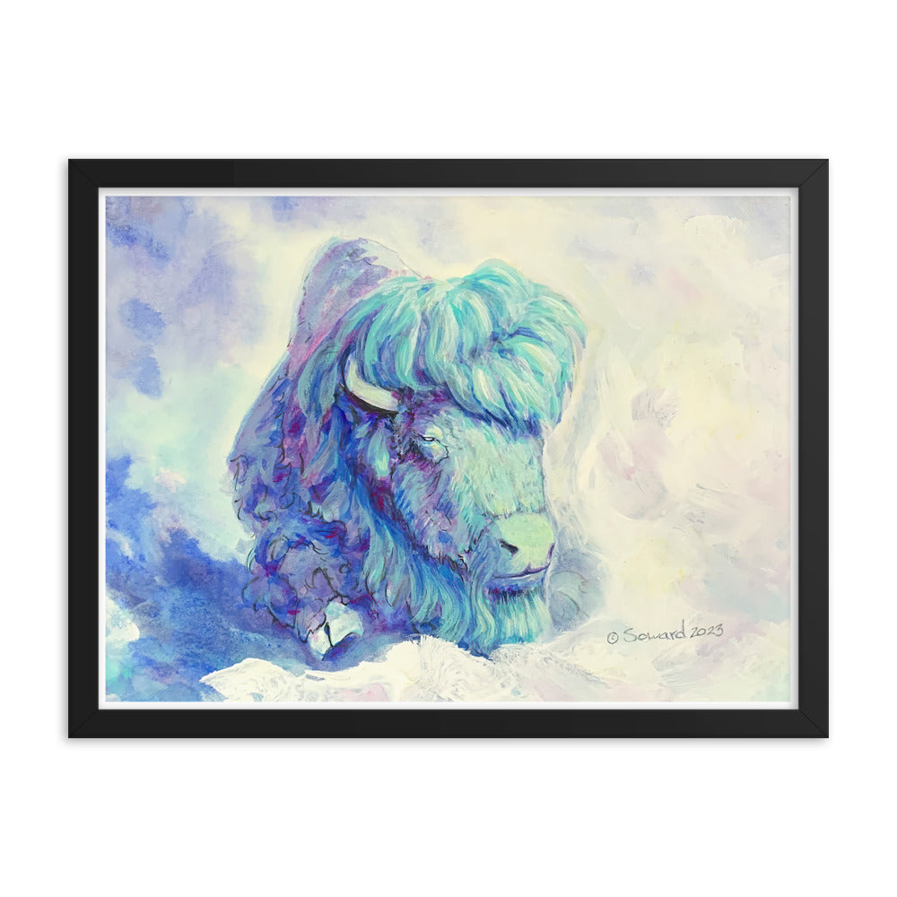 Waking in Aqua, Buffalo, Print