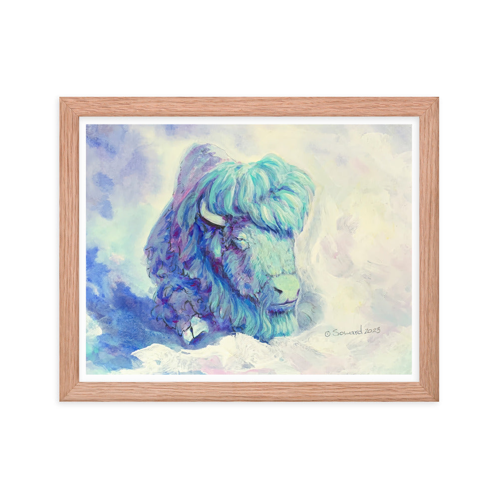 Waking in Aqua, Buffalo, Print