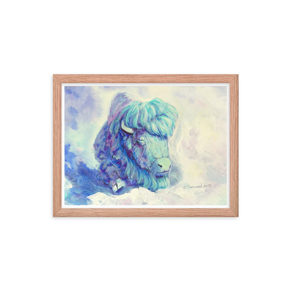 Waking in Aqua, Buffalo, Print