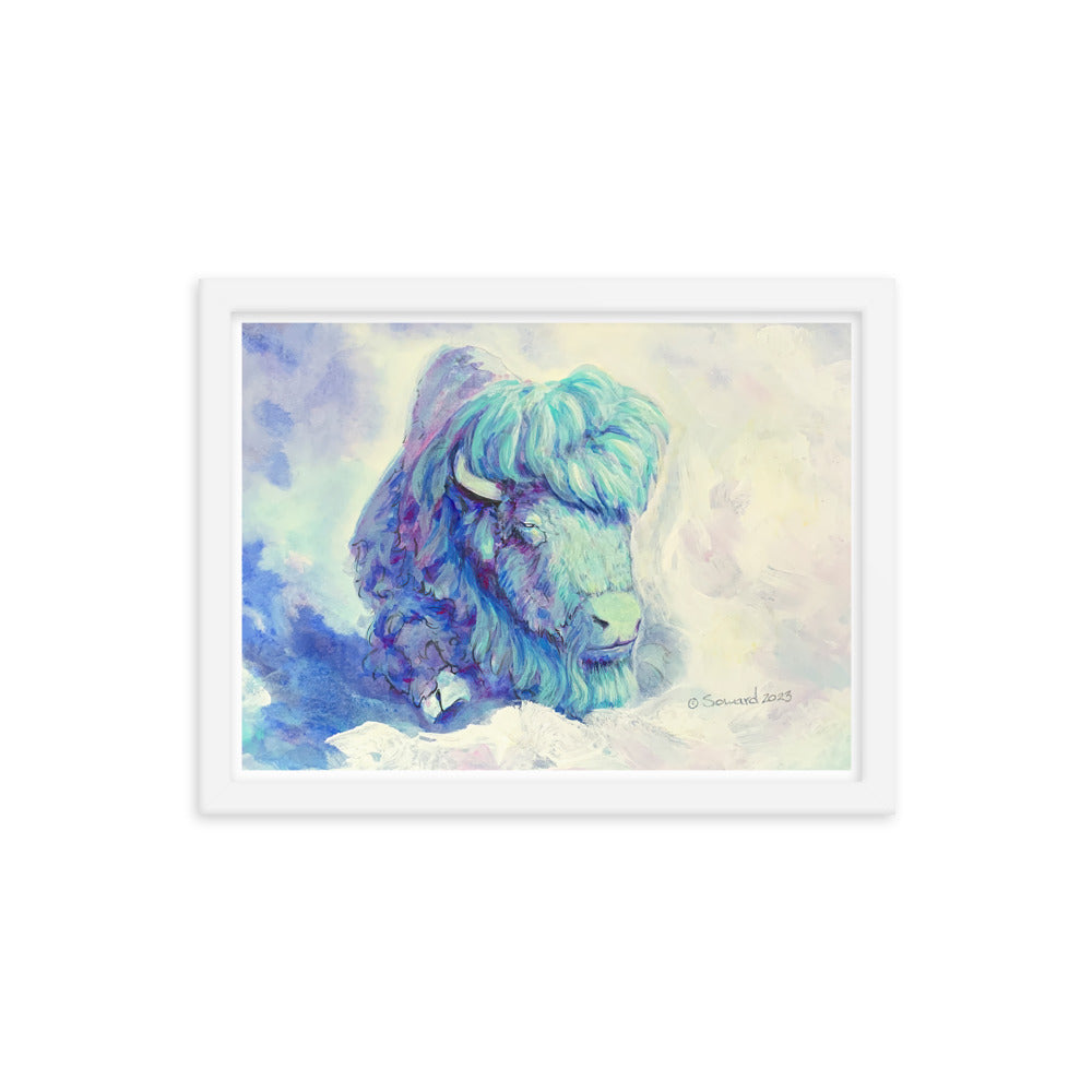 Waking in Aqua, Buffalo, Print