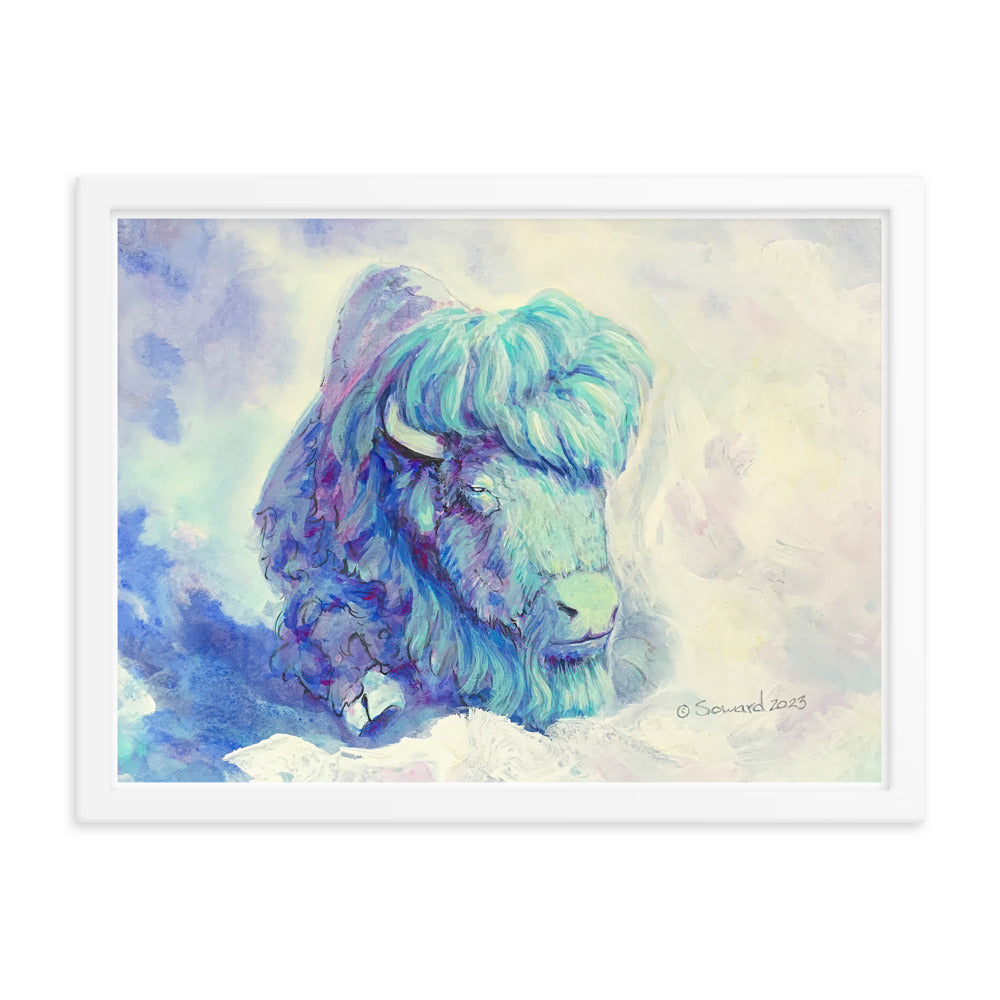 Waking in Aqua, Buffalo, Print