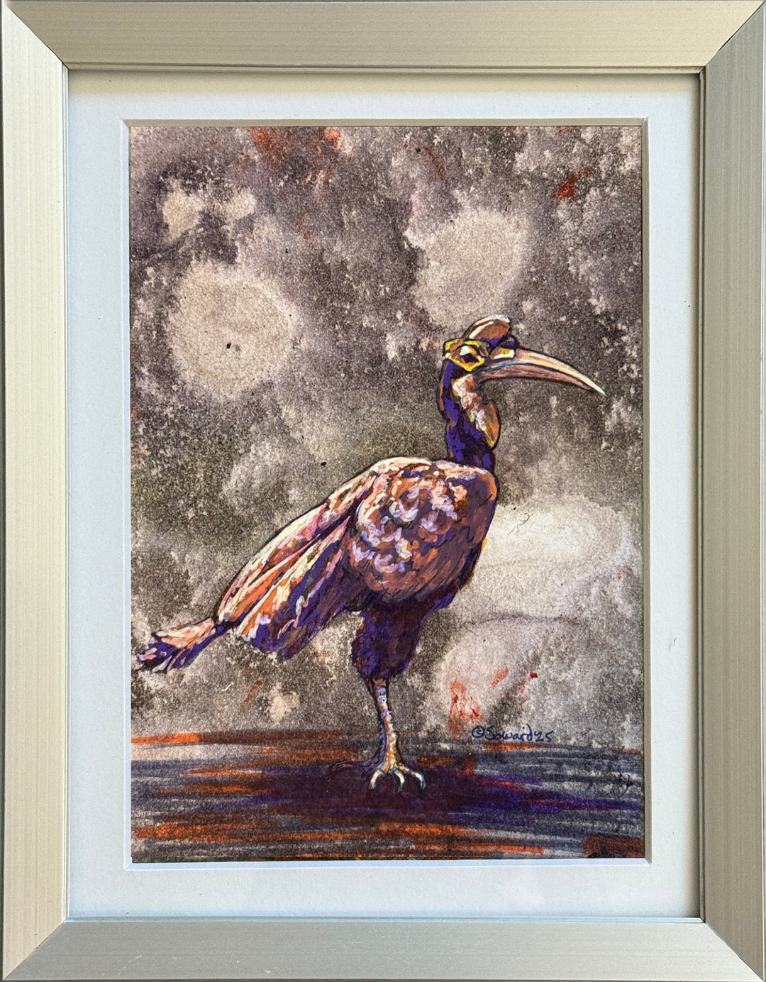 Haute Hornbill, Original Painting