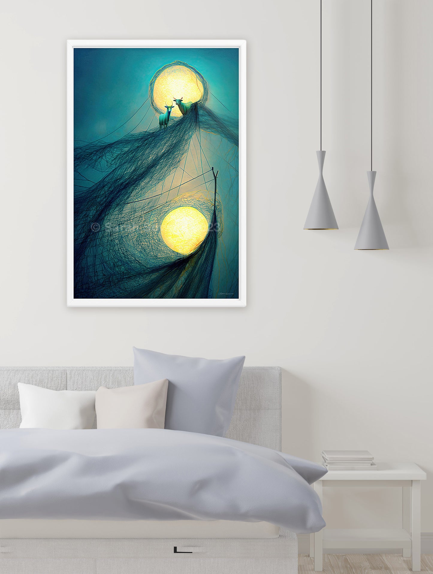 Mesh of Friendship, Herding Animals Print
