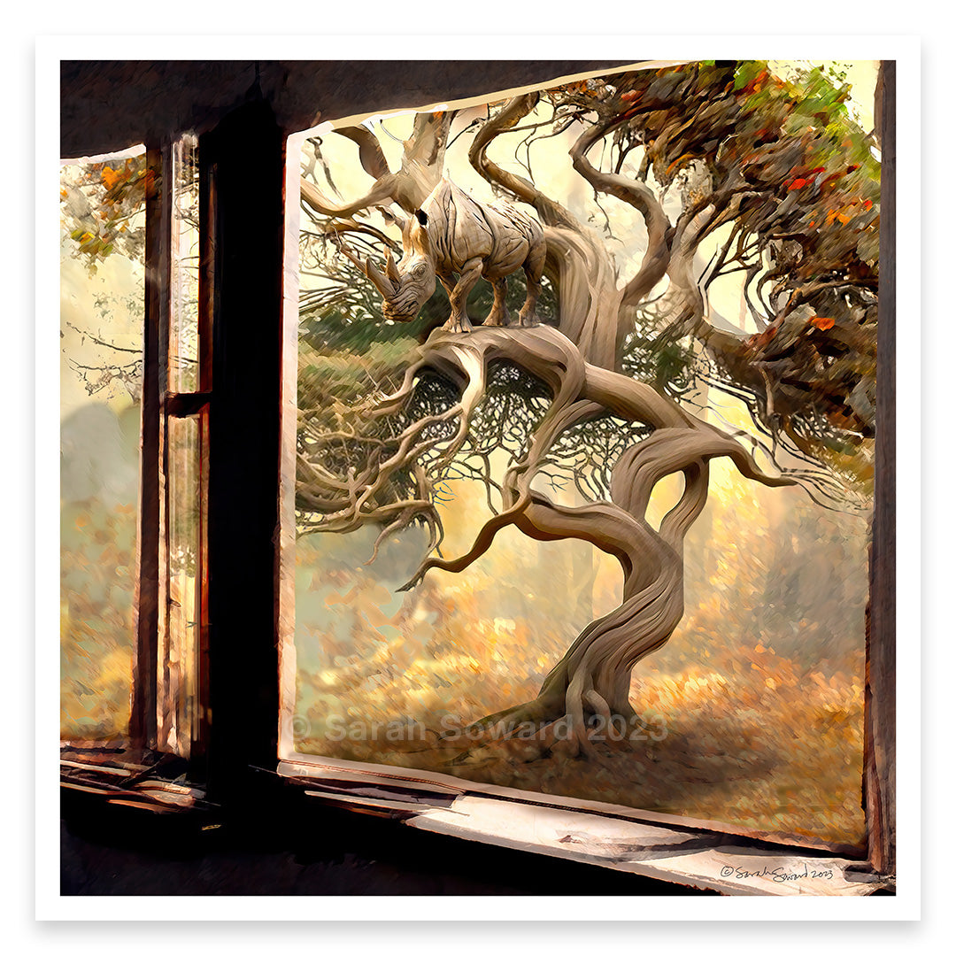 Shed to Grow, Rhino Print