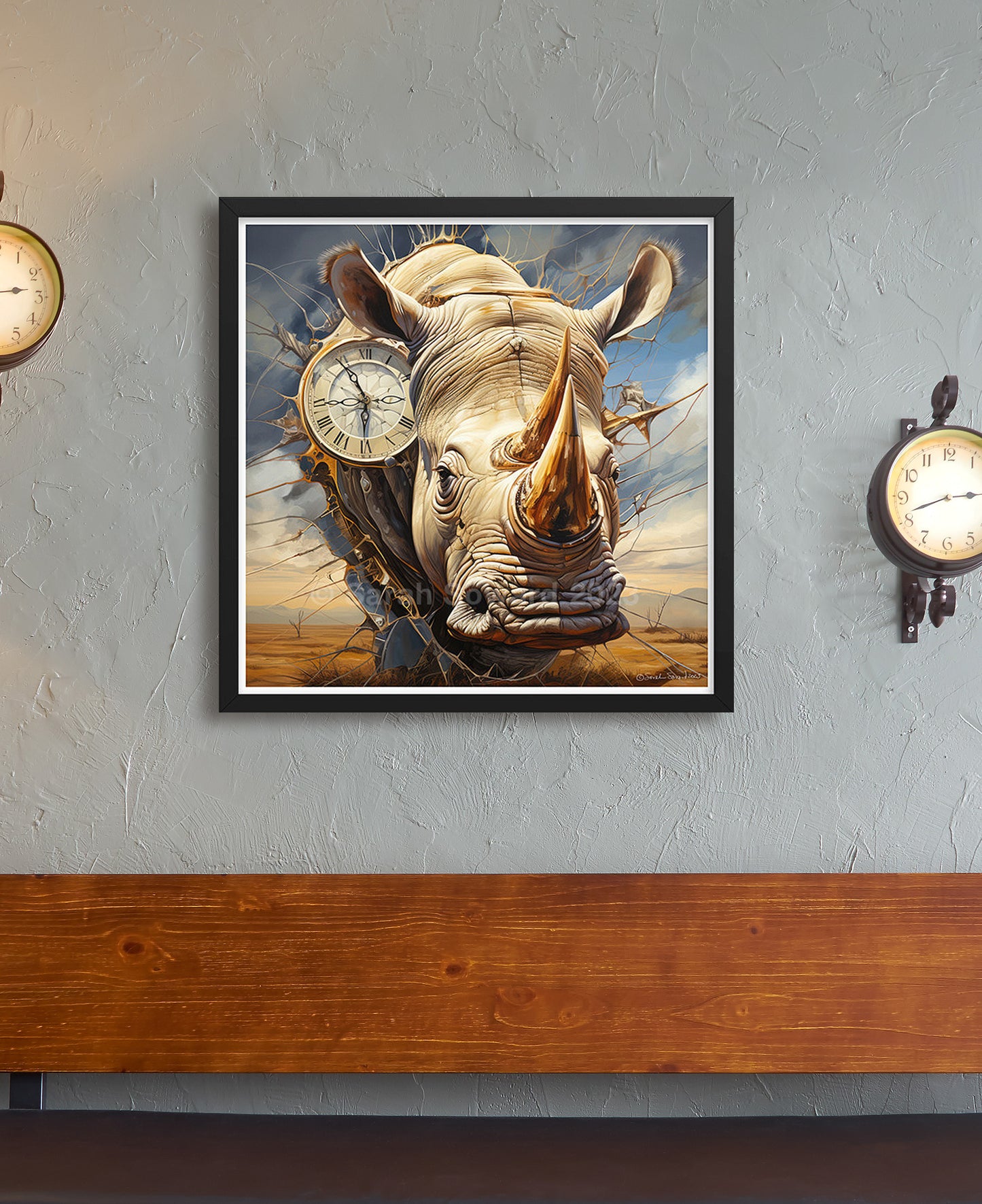 Rhino Time, Print