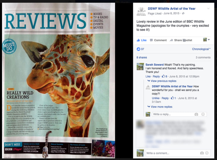 Sky Creature, Giraffe Prints