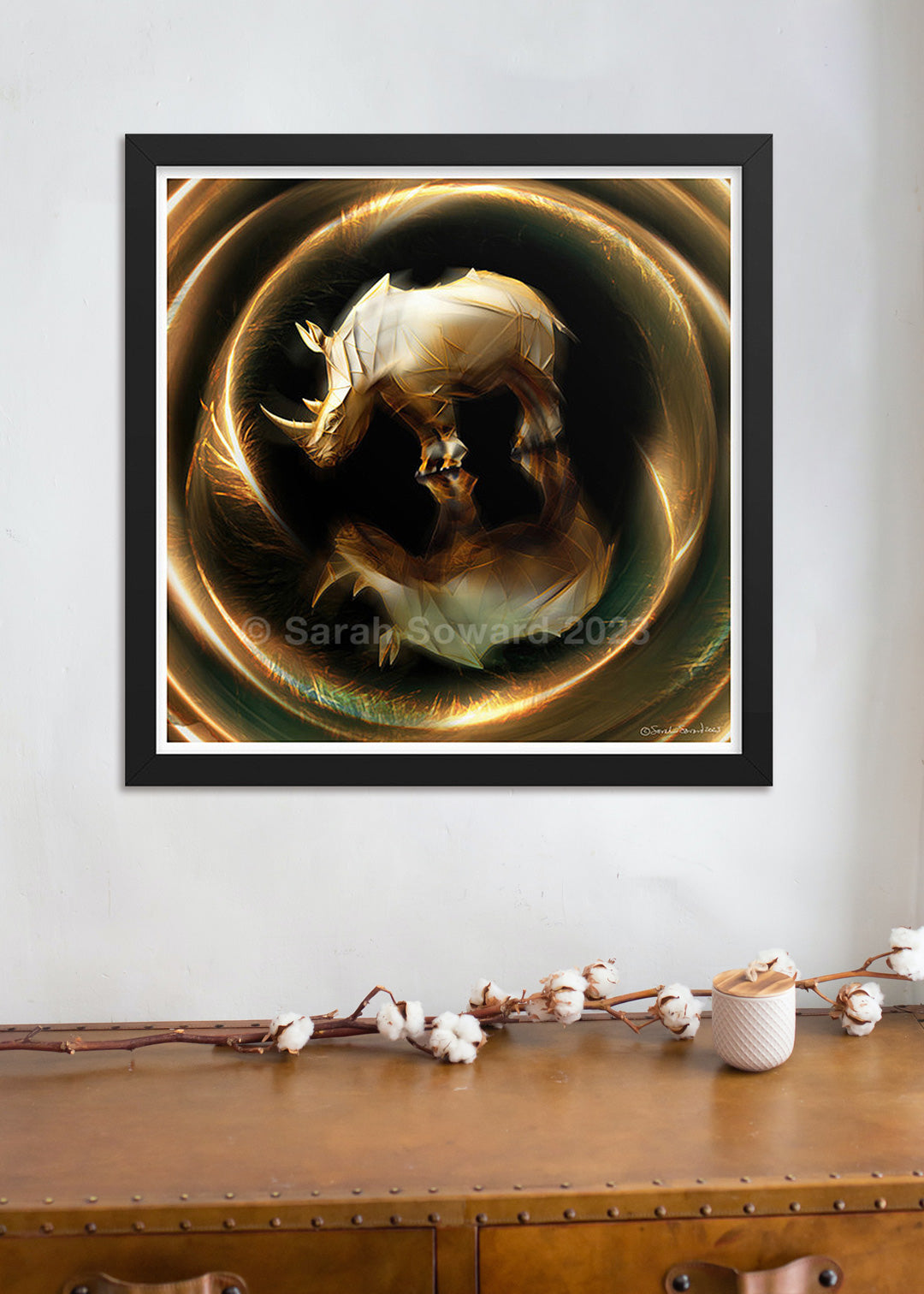 Solar Transcendence, Rhino Print