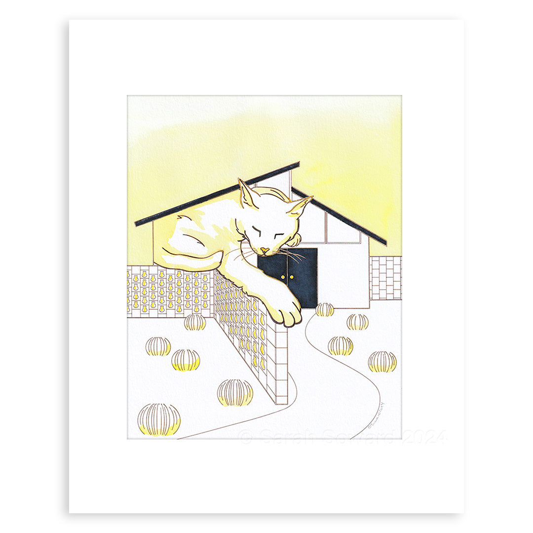 Starburst, Modern House Cats Painting