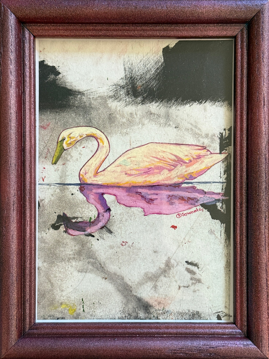 Swan Dreams, Original Painting