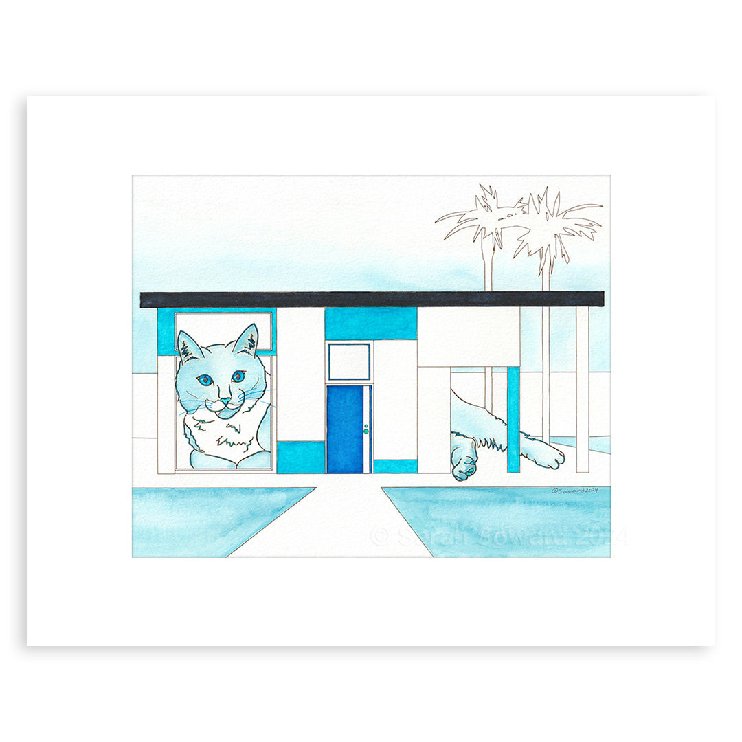 Toppi, Modern House Cats Painting