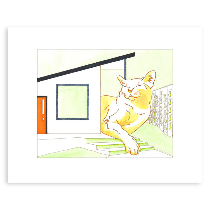 Ulysses, Modern House Cats Painting