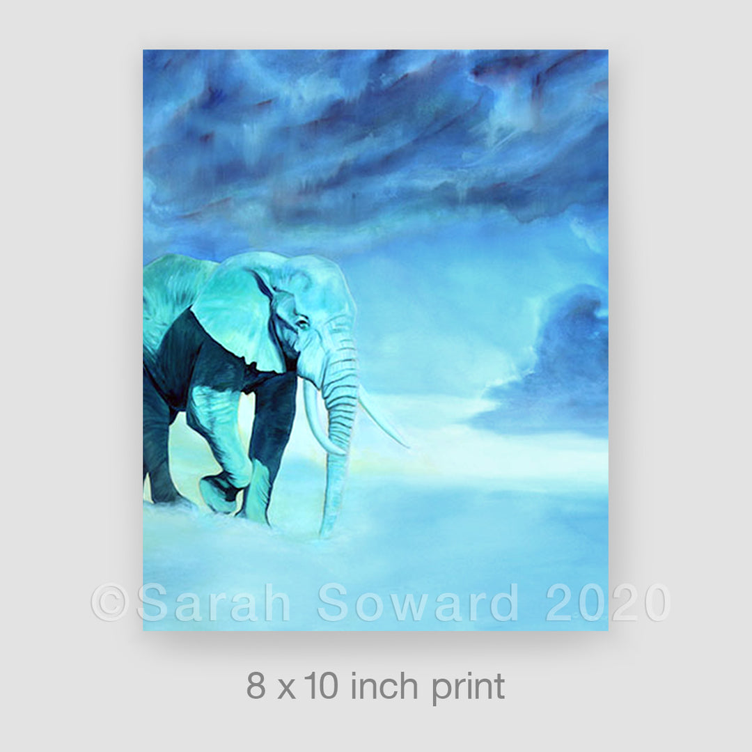 Uranus, Elephant, Limited Edition Print (Last One)