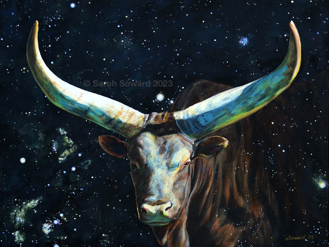 Watusi Taurus, Original Painting