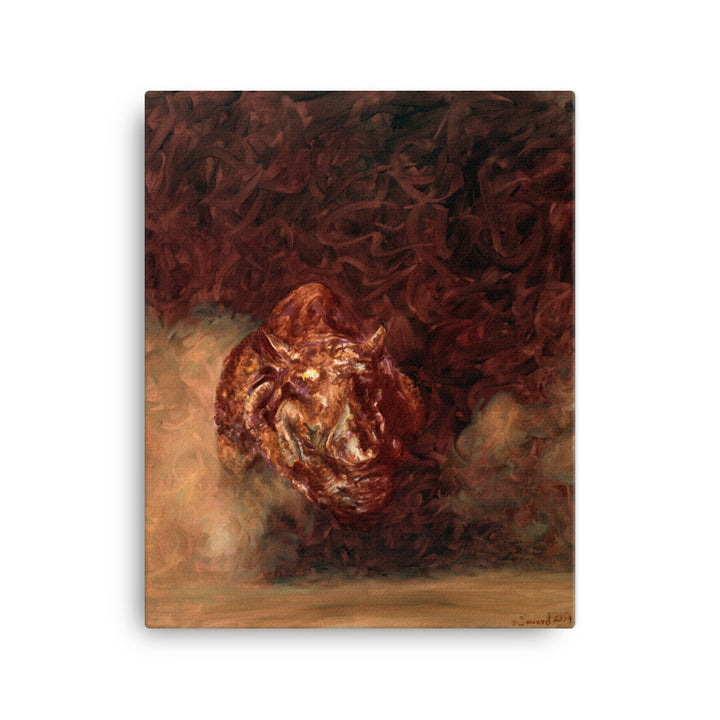 Rhino Charger Heaven Canvas Print