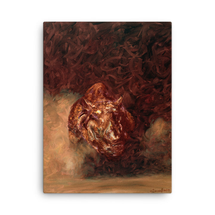 Rhino Charger Heaven Canvas Print