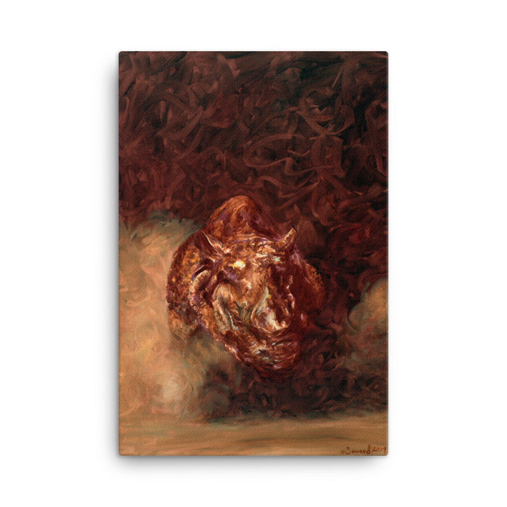 Rhino Charger Heaven Canvas Print