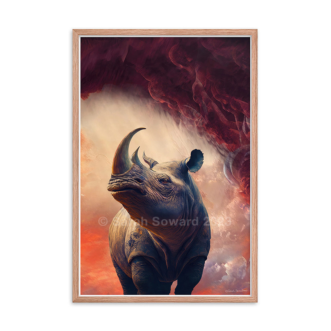 Withstand the Storm, Rhino Print