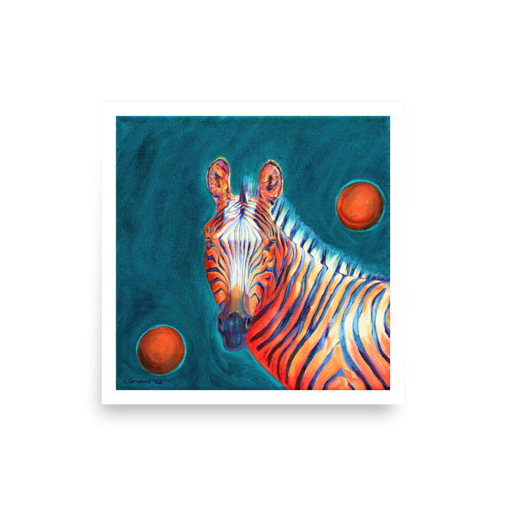 Rhymes with Orange, Zebra, Open Edition Print