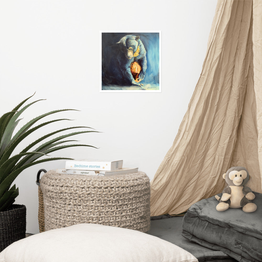 Callisto, Sun Bear and Rhino Open Edition Print