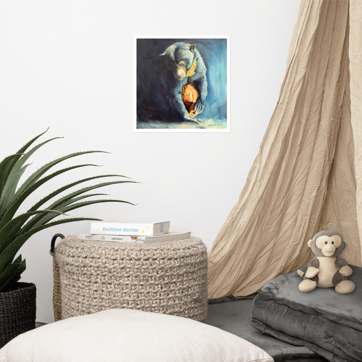 Callisto, Sun Bear and Rhino Open Edition Print