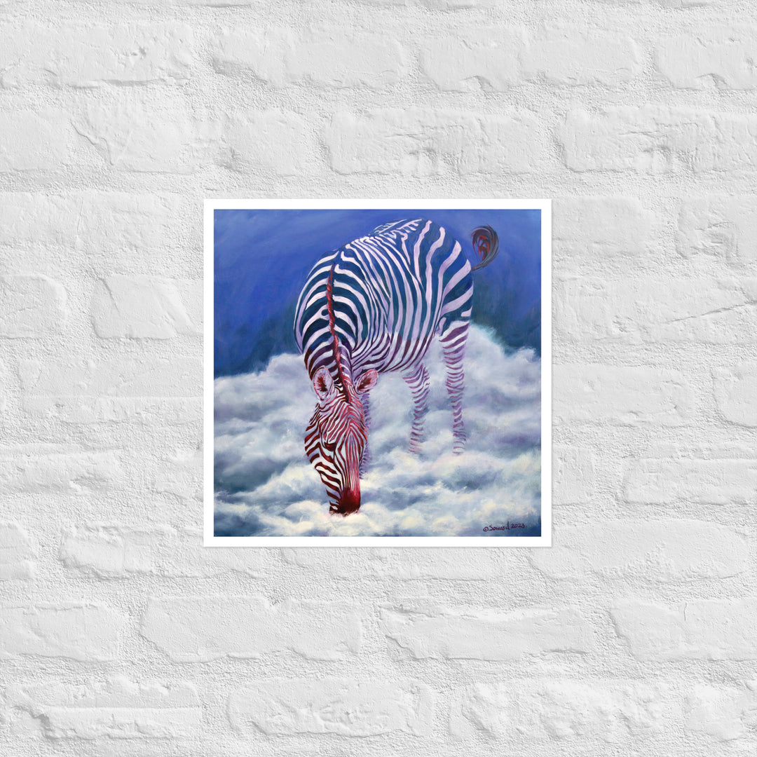 Filling Up, Cloud Zebra, Open Edition Print