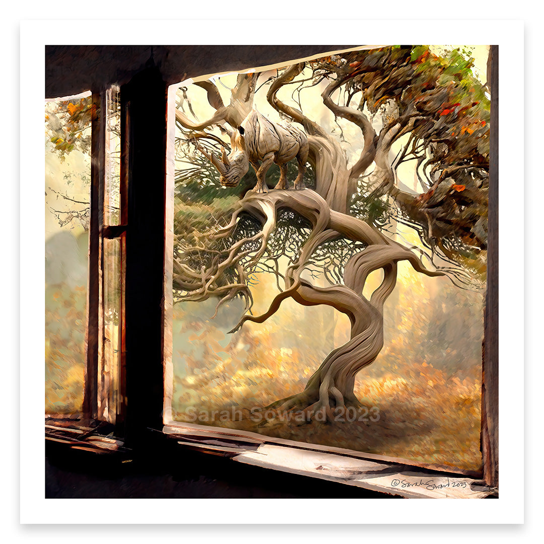 Shed to Grow, Rhino Print