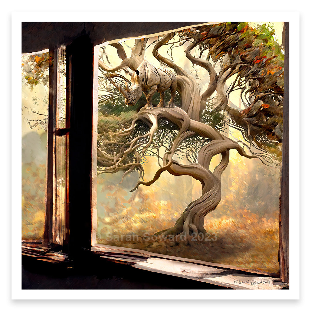 Shed to Grow, Rhino Print