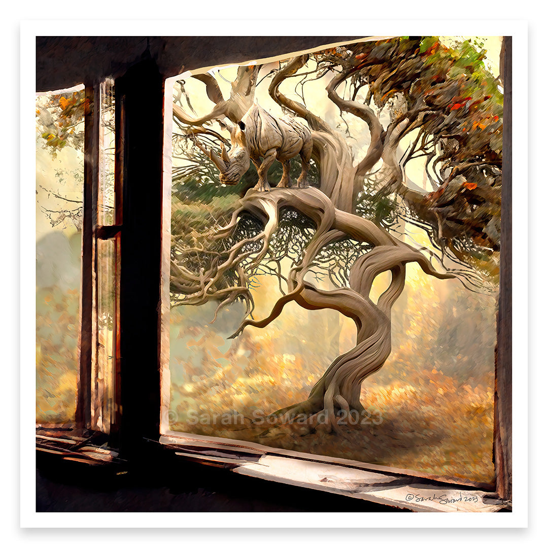 Shed to Grow, Rhino Print