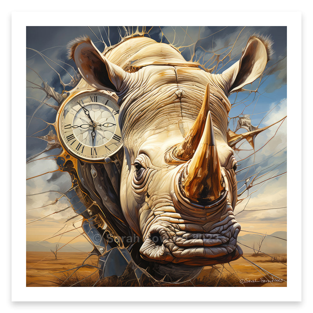 Rhino Time, Print