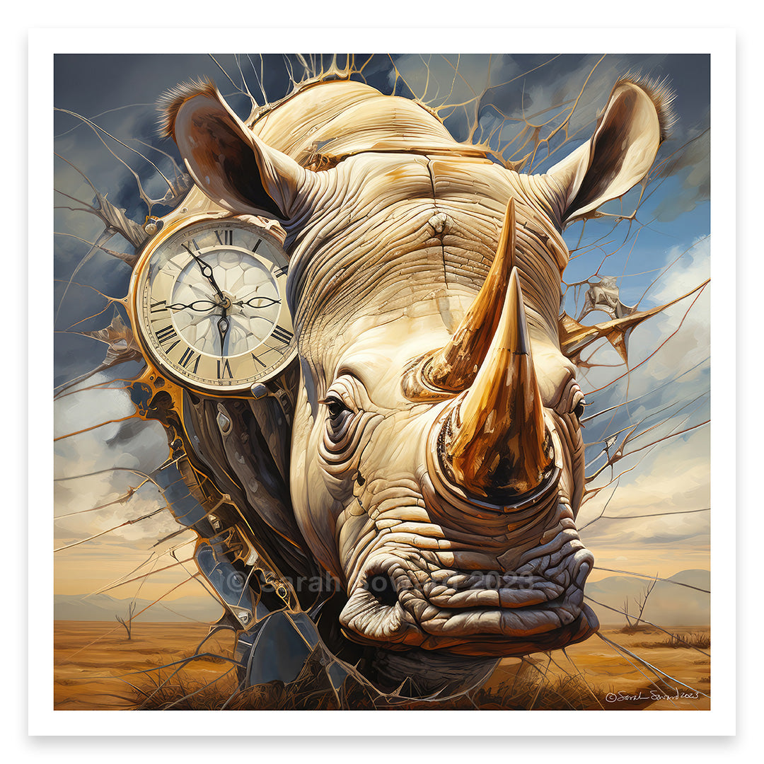 Rhino Time, Print