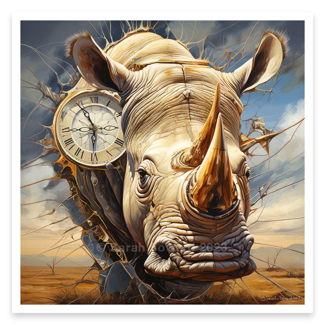 Rhino Time, Print