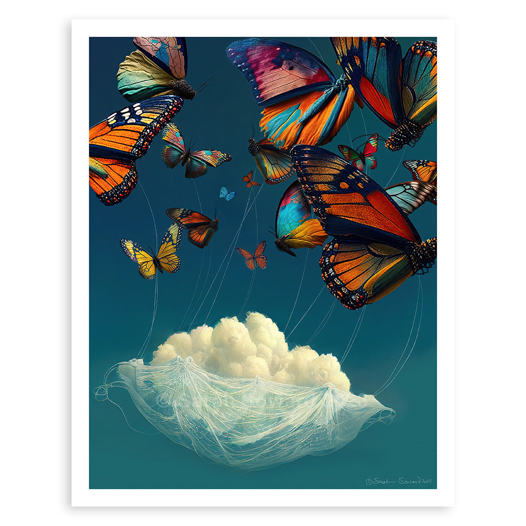 The Weight of It, Butterflies Print