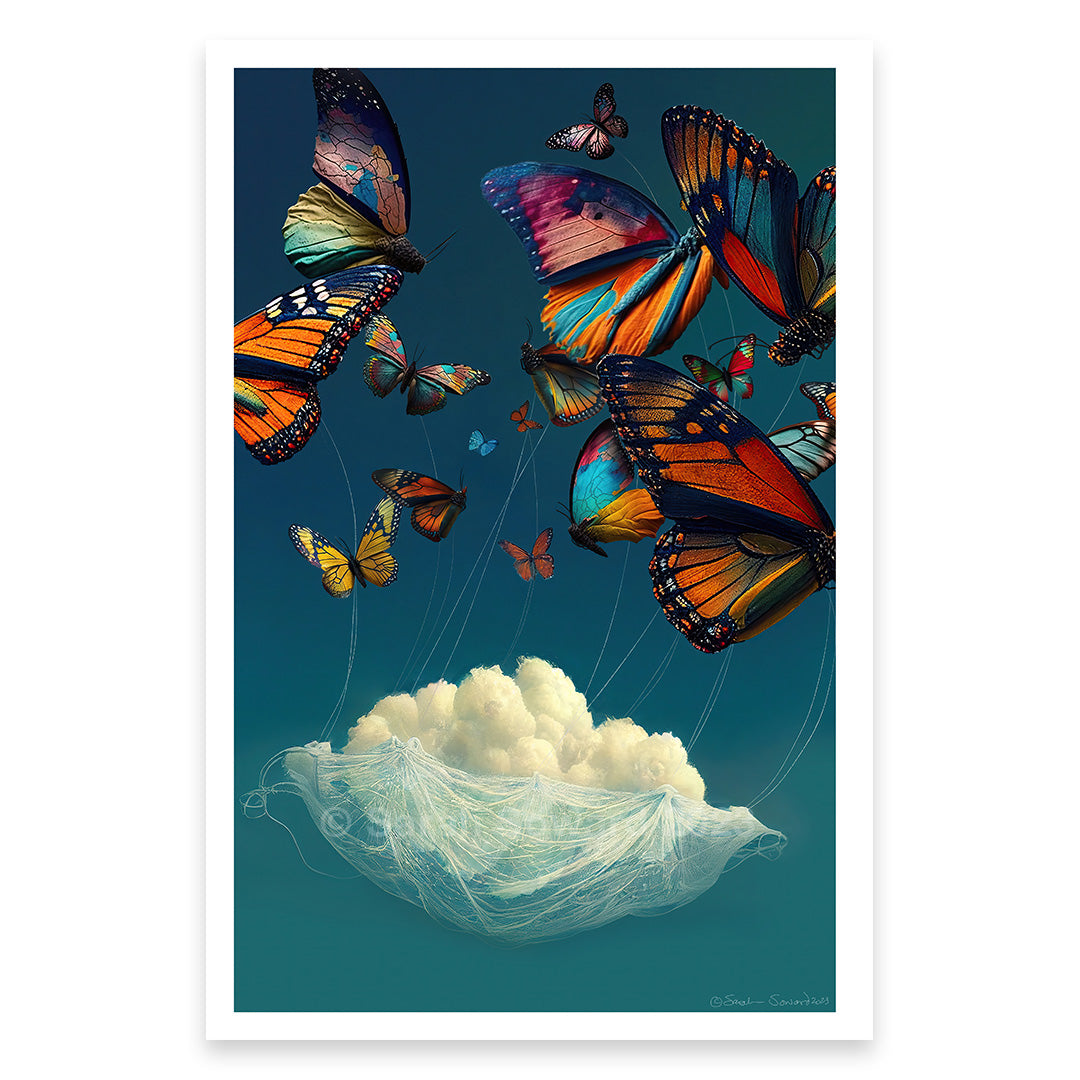 The Weight of It, Butterflies Print