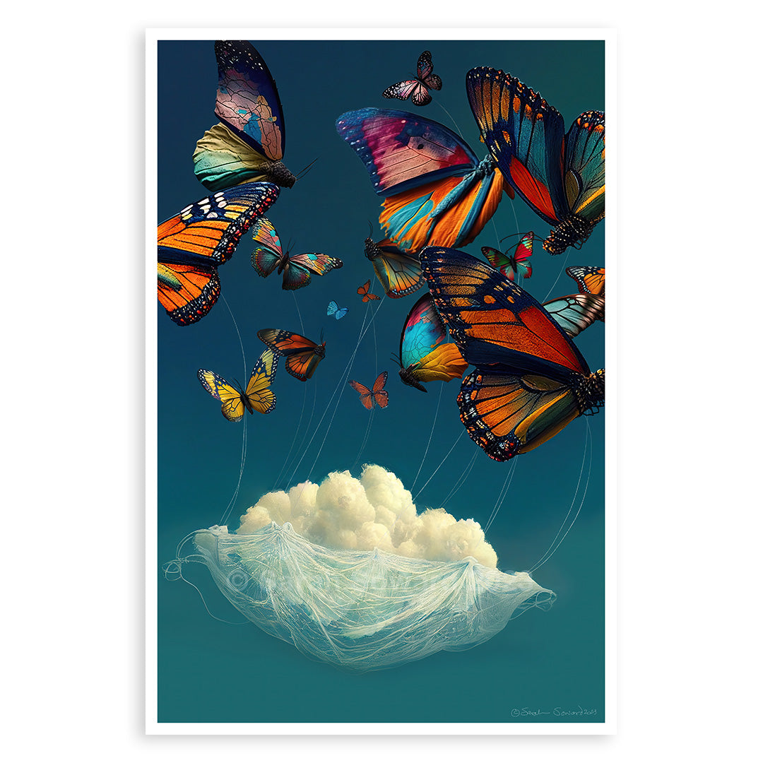 The Weight of It, Butterflies Print