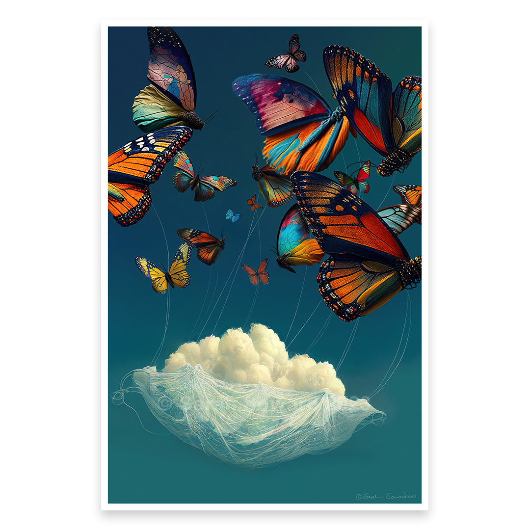 The Weight of It, Butterflies Print