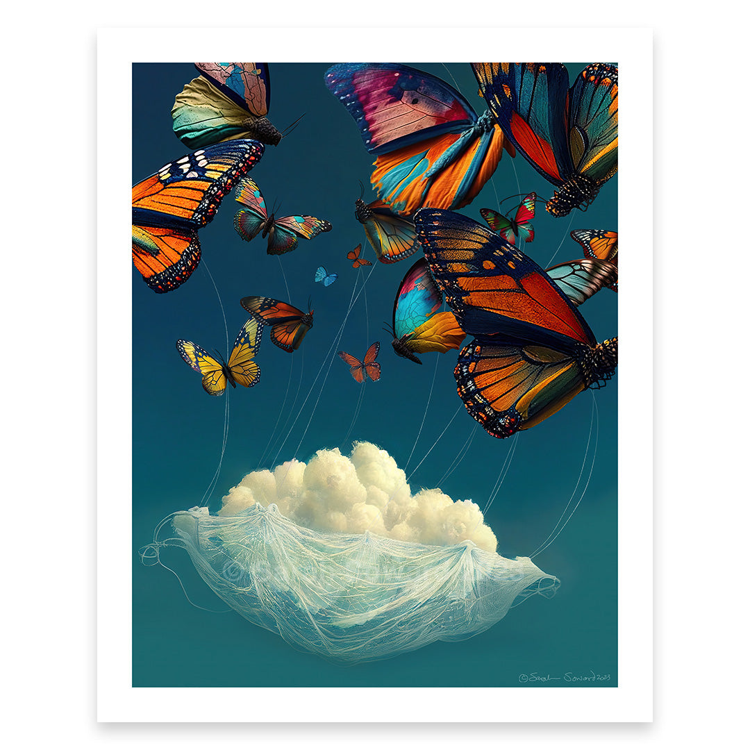 The Weight of It, Butterflies Print