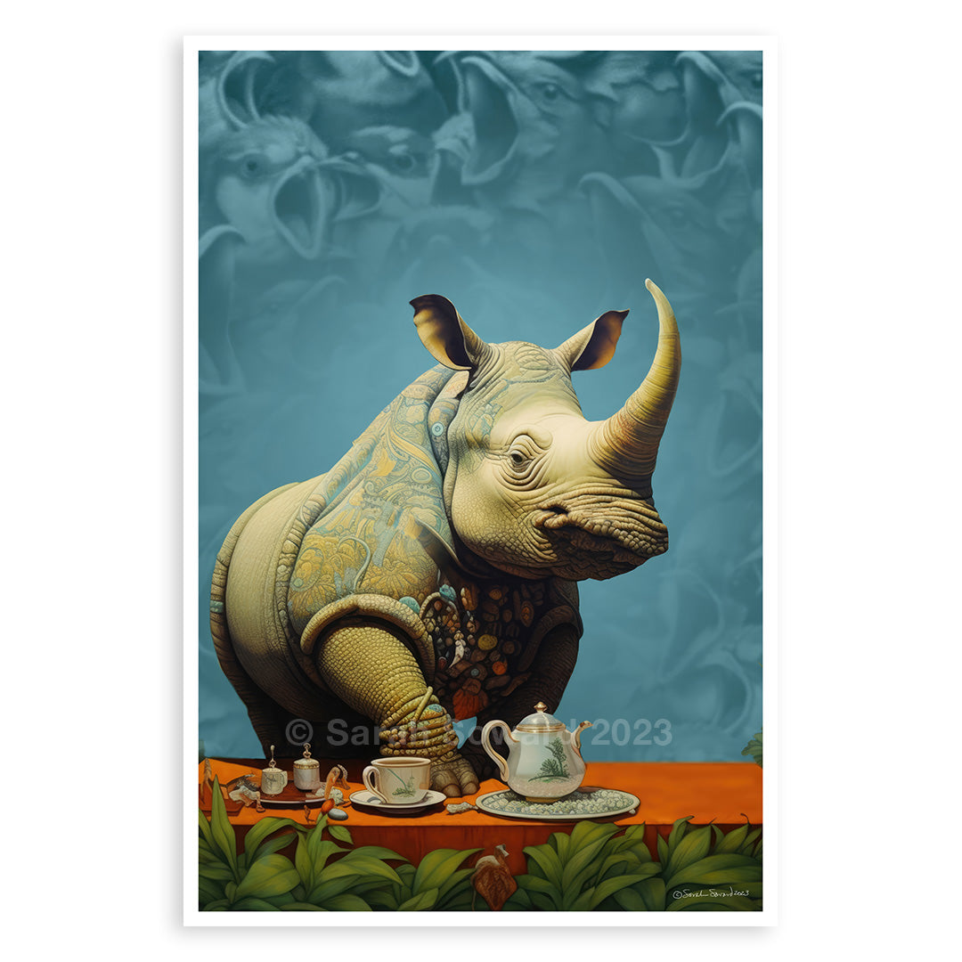 Without Concern, Rhino Print