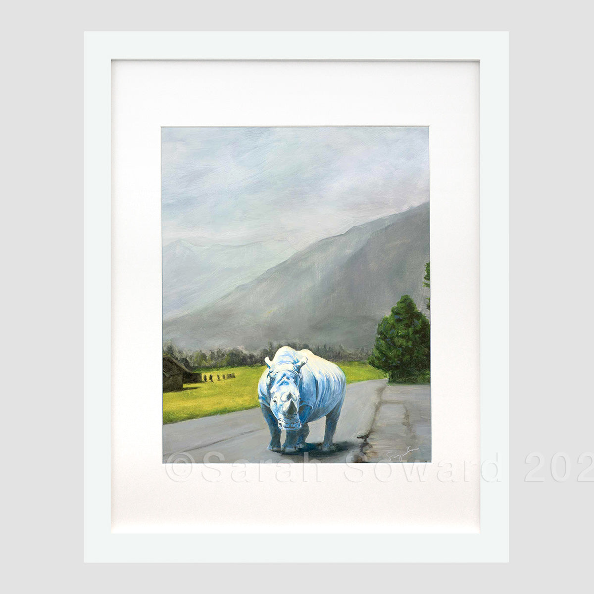 Sky Blue, AP Print on Canvas, 1 of 1