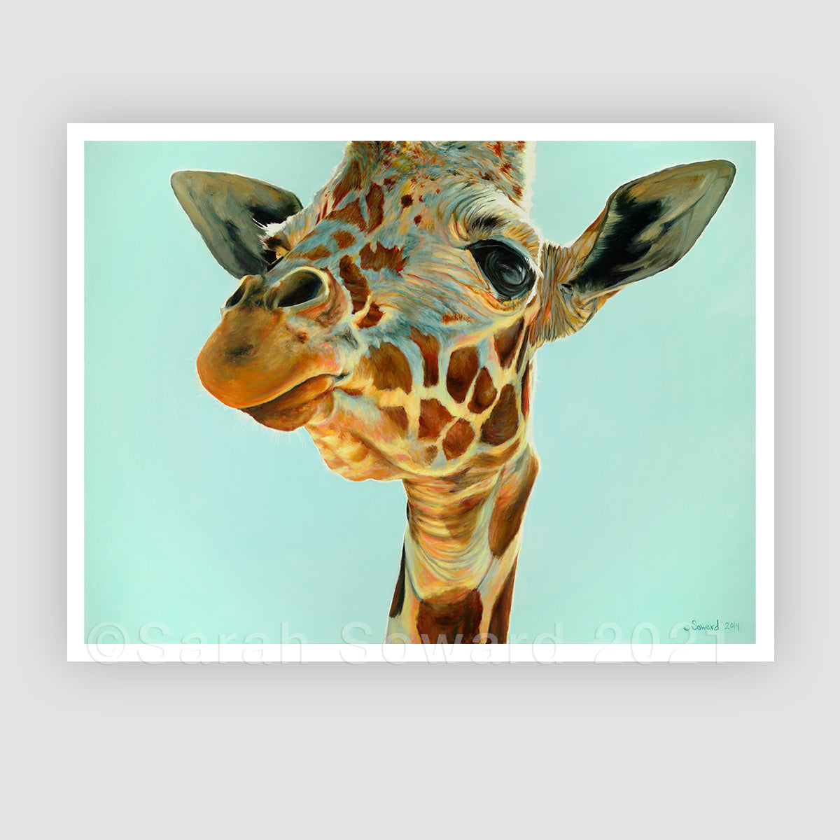 Sky Creature, Giraffe Open Edition Print