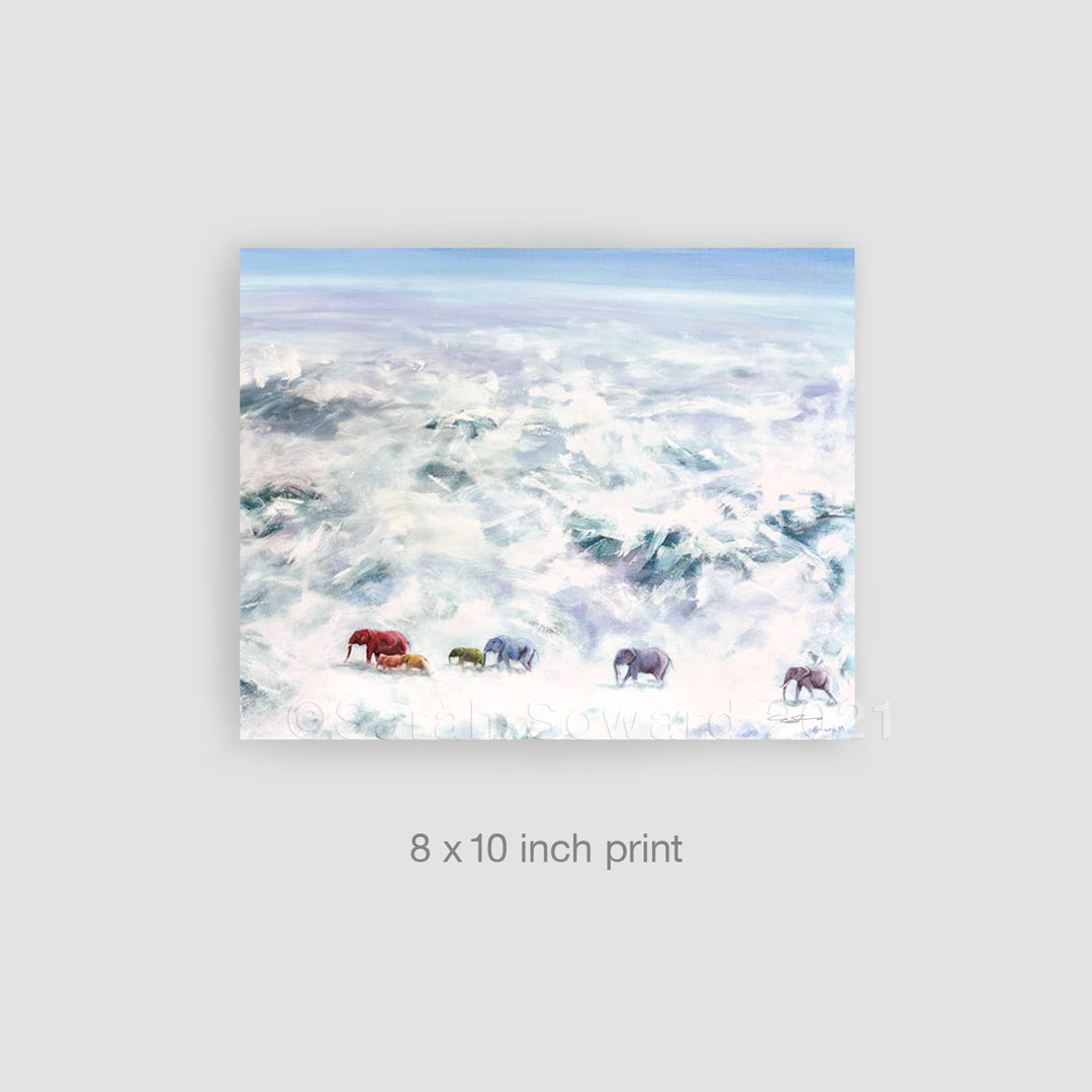 The Messenger, Elephants Limited Edition Print