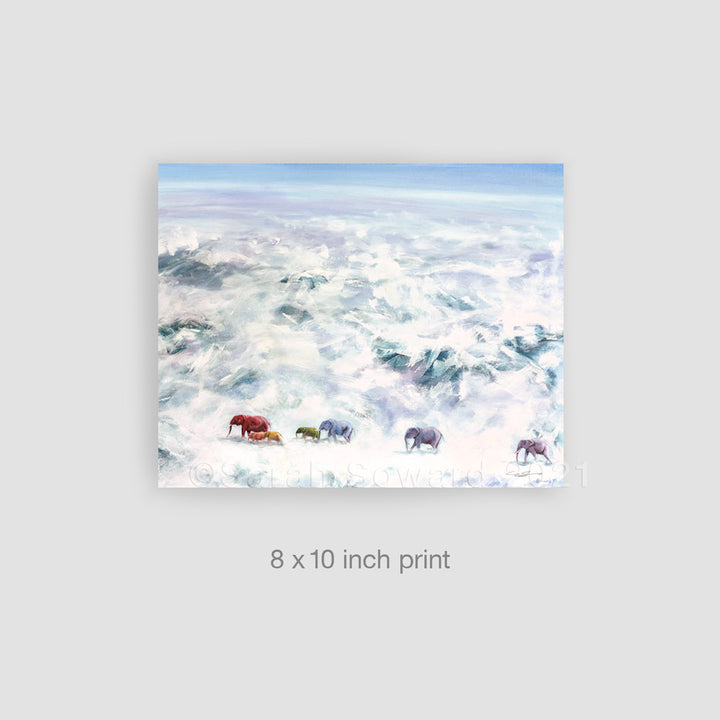 The Messenger, Elephants Limited Edition Print