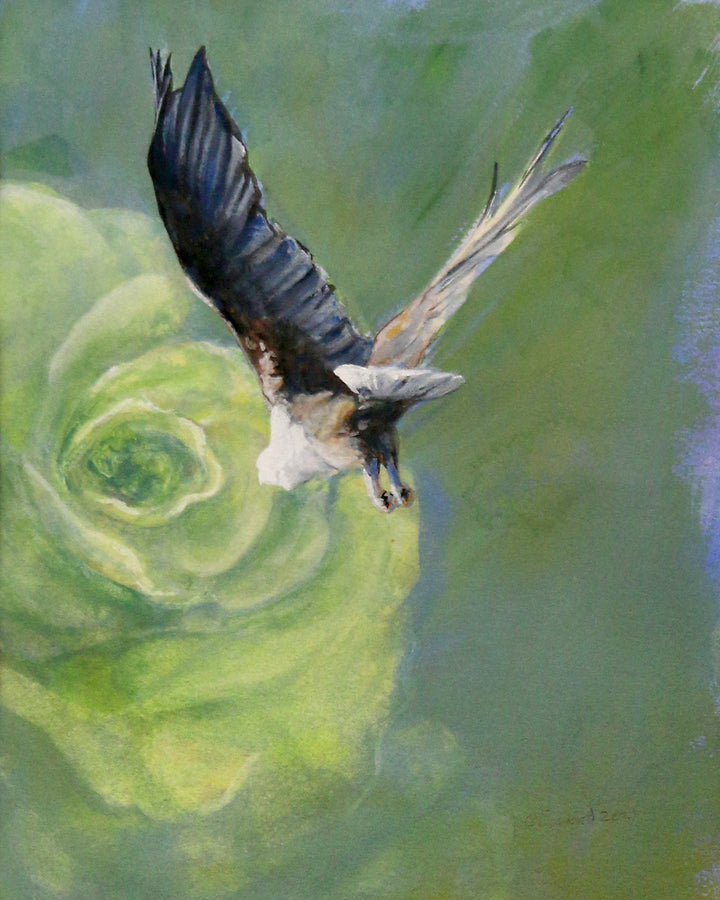 The Eagle and the Rose, Original Painting