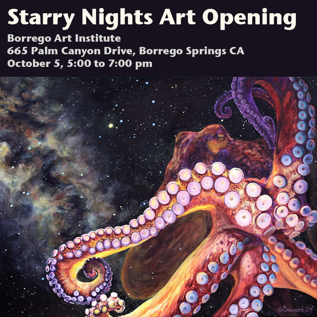 Starry Nights, Wildlife Art with a Twist Gets a Solo Show!