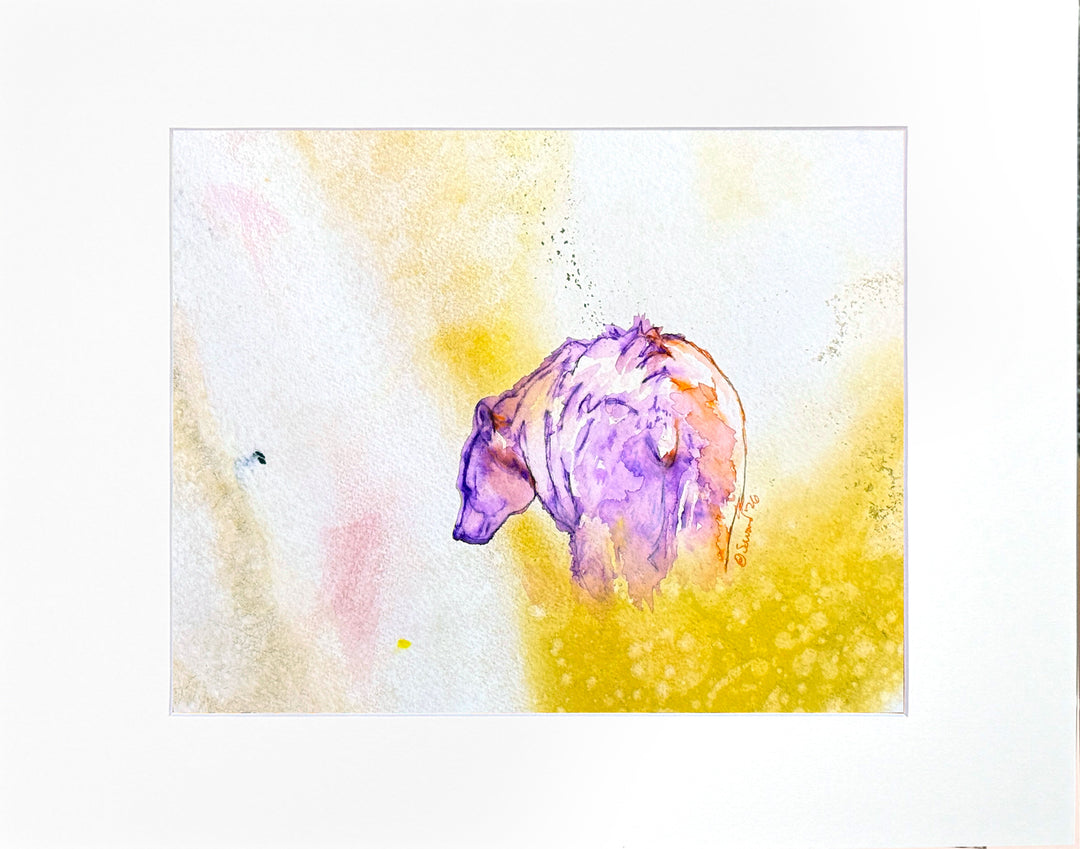 Becoming Sun, Bear, Original Painting