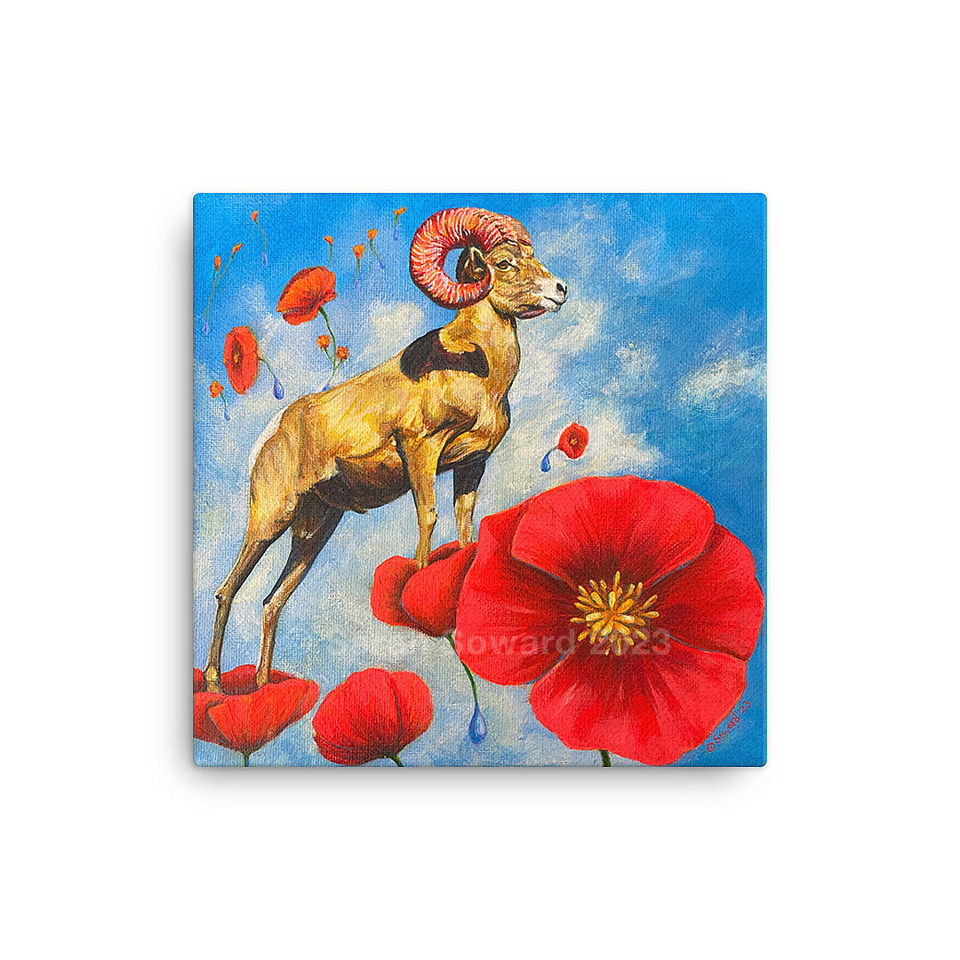 Big Horned Poppies, Print