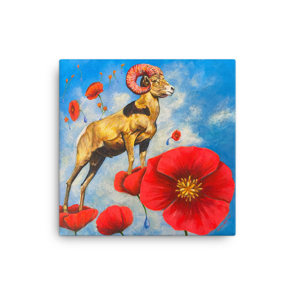 Big Horned Poppies, Print